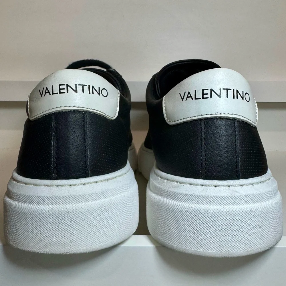 VALENTINO BY MARIO VALENTINO Febo Sauvage Pt. Leather Sneakers Men 7 Women 8.5 - Picture 9 of 16